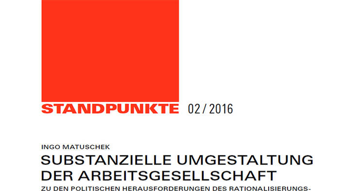 Substanzielle Umgestaltung der Arbeitsgesellschaft