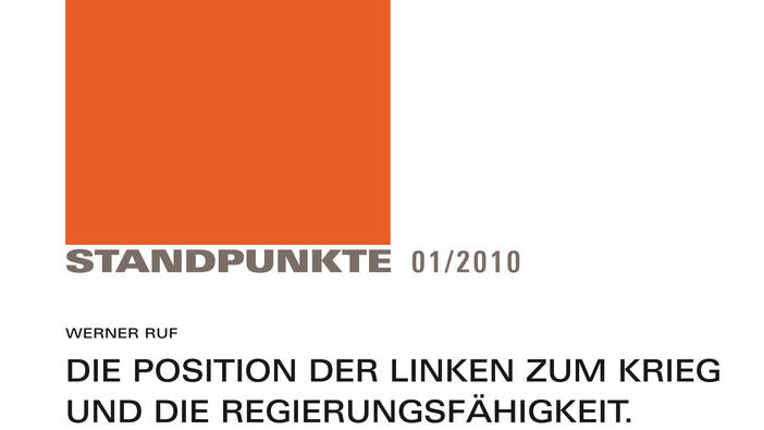 Die Position der LINKEN zum Krieg und die Regierungsfähigkeit