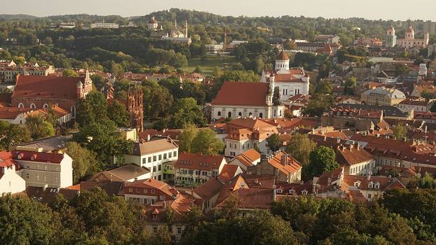 Blick auf Vilnius