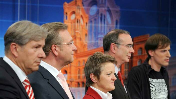 Die Ergebnisse der Abgeordnetenhauswahl in Berlin am 18. September 2011